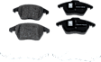 2016 Volkswagen Jetta - Front and Rear Organic Brake Pad Set, Pro-Line Series