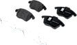 2016 Volkswagen Jetta - Front and Rear Organic Brake Pad Set, Pro-Line Series