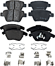 2010 Volkswagen Eos - Front and Rear Organic Brake Pad Set, 2.0L 4Cyl, Pro-Line Series