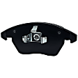 2010 Volkswagen Eos - Front and Rear Organic Brake Pad Set, 2.0L 4Cyl, Pro-Line Series