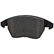 2010 Volkswagen Eos - Front and Rear Organic Brake Pad Set, 2.0L 4Cyl, Pro-Line Series