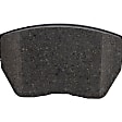 2010 Volkswagen Eos - Front and Rear Organic Brake Pad Set, 2.0L 4Cyl, Pro-Line Series
