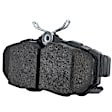 2010 Volkswagen Eos - Front and Rear Organic Brake Pad Set, 2.0L 4Cyl, Pro-Line Series