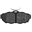 2010 Volkswagen Eos - Front and Rear Organic Brake Pad Set, 2.0L 4Cyl, Pro-Line Series