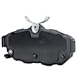 2010 Volkswagen Eos - Front and Rear Organic Brake Pad Set, 2.0L 4Cyl, Pro-Line Series