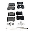 2020 Dodge Challenger - Front and Rear Front-Semi-Metallic/Rear-Ceramic Brake Pad Set, 6.4L 8Cyl, 4 Piston Caliper, Pro-Line Series