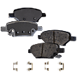 2009 Saturn Aura - Front and Rear Ceramic Brake Pad Set, Pro-Line Series