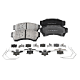 2012 Ford Fusion - Front and Rear Ceramic Brake Pad Set, FLEX, Pro-Line Series
