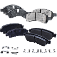 2006 Chevrolet Trailblazer - Front and Rear Front-Ceramic/Rear-Semi-Metallic Brake Pad Set, 4.2L 6Cyl, Pro-Line Series