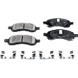 2006 Chevrolet Trailblazer - Front and Rear Front-Ceramic/Rear-Semi-Metallic Brake Pad Set, 4.2L 6Cyl, Pro-Line Series