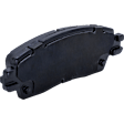 2016 GMC Acadia - Front and Rear Ceramic - Front, Semi-Metallic - Rear Brake Pad Set, Pro-Line Series