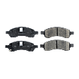 2016 GMC Acadia - Front and Rear Ceramic - Front, Semi-Metallic - Rear Brake Pad Set, Pro-Line Series