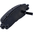 2016 GMC Acadia - Front and Rear Ceramic - Front, Semi-Metallic - Rear Brake Pad Set, Pro-Line Series