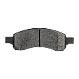 2016 GMC Acadia - Front and Rear Ceramic - Front, Semi-Metallic - Rear Brake Pad Set, Pro-Line Series
