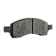 2016 GMC Acadia - Front and Rear Ceramic - Front, Semi-Metallic - Rear Brake Pad Set, Pro-Line Series