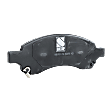 2016 GMC Acadia - Front and Rear Ceramic - Front, Semi-Metallic - Rear Brake Pad Set, Pro-Line Series