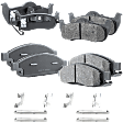 Front and Rear Brake Pad Sets, Organic - Front; Semi-Metallic - Rear, Pro-Line Series