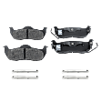 Front and Rear Brake Pad Sets, Organic - Front; Semi-Metallic - Rear, Pro-Line Series