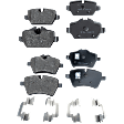 2011-2016 Mini Cooper Countryman - Front and Rear Brake Pad Sets, Ceramic - Front; Organic - Rear, Pro-Line Series