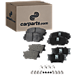 2018 Toyota RAV4 - Front and Rear Ceramic Brake Pad Set, Pro-Line Series