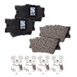 2018 Toyota RAV4 - Front and Rear Ceramic Brake Pad Set, Pro-Line Series