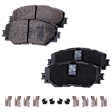 2018 Toyota RAV4 - Front and Rear Ceramic Brake Pad Set, Pro-Line Series