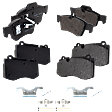 Front and Rear Brake Pad Set, Organic, 4-Wheel Set, Pro-Line Series
