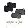 4-Wheel Set Front and Rear Brake Pad Sets, Organic - Front; Ceramic - Rear, Pro-Line Series