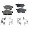 2007-2010 Ford Edge - Front and Rear Brake Pad Sets, Pro-Line Series, Ceramic Pad Material