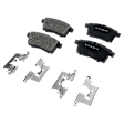 2007-2010 Ford Edge - Front and Rear Brake Pad Sets, Pro-Line Series, Ceramic Pad Material