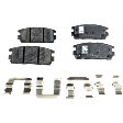 Front and Rear Brake Pad Sets, Pro-Line Series, Ceramic Pad Material