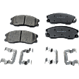 Front and Rear Brake Pad Sets, Pro-Line Series, Ceramic Pad Material