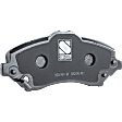 2007-2017 Jeep Wrangler - Front and Rear Brake Pad Set, Semi-Metallic - Front, Ceramic - Rear, Except Heavy Duty Brakes