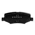 2007-2017 Jeep Wrangler - Front and Rear Brake Pad Set, Semi-Metallic - Front, Ceramic - Rear, Except Heavy Duty Brakes