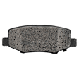 2007-2017 Jeep Wrangler - Front and Rear Brake Pad Set, Semi-Metallic - Front, Ceramic - Rear, Except Heavy Duty Brakes