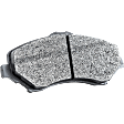 2007-2017 Jeep Wrangler - Front and Rear Brake Pad Set, Semi-Metallic - Front, Ceramic - Rear, Except Heavy Duty Brakes