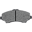 2007-2017 Jeep Wrangler - Front and Rear Brake Pad Set, Semi-Metallic - Front, Ceramic - Rear, Except Heavy Duty Brakes