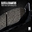 2007-2017 Jeep Wrangler - Front and Rear Brake Pad Set, Semi-Metallic - Front, Ceramic - Rear, Except Heavy Duty Brakes