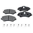 Front and Rear Brake Pad Set, Semi-Metallic - Front, Ceramic - Rear, For Models with Heavy Duty Brakes