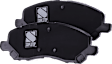 2017 Jeep Compass - Front and Rear Ceramic Brake Pad Set, 2.4L 4Cyl, enginedesignationname: ED3; Code BR1, BRF, BRG or BRJ; Production Date To 09/21/2016, Pro-Line Series
