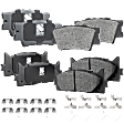 2016 Lexus ES350 - Front and Rear Ceramic Brake Pad Set, Pro-Line Series