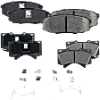 2016 Toyota Tundra - Front and Rear Ceramic Brake Pad Set, 5.7L 8Cyl, Pro-Line Series