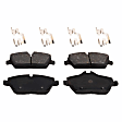 2008 Mini Cooper - Front and Rear Organic Brake Pad Set, 1.6L 4Cyl, Pro-Line Series