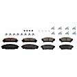 2011 Lexus RX350 - Front and Rear Ceramic Brake Pad Set, 3.5L 6Cyl, Pro-Line Series