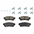 2011 Lexus RX350 - Front and Rear Ceramic Brake Pad Set, 3.5L 6Cyl, Pro-Line Series
