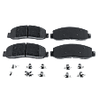 2009 Ford F-350 Super Duty - Front and Rear Semi-metallic Brake Pad Set, 5.4L 8Cyl, Single or Dual Rear Wheels, Pro-Line Series