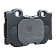 Front and Rear Brake Pad Sets, Organic, Hardware Includes (2) Pieces Pad Clip, Sport(Performance Package)/Red Sport 400 Models, Pro-Line Series