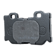 Front and Rear Brake Pad Sets, Organic, Hardware Includes (2) Pieces Pad Clip, Sport(Performance Package)/Red Sport 400 Models, Pro-Line Series