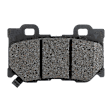 Front and Rear Brake Pad Sets, Organic, Hardware Includes (2) Pieces Pad Clip, Sport(Performance Package)/Red Sport 400 Models, Pro-Line Series