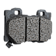 Front and Rear Brake Pad Sets, Organic, Hardware Includes (2) Pieces Pad Clip, Sport(Performance Package)/Red Sport 400 Models, Pro-Line Series